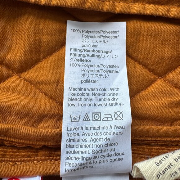 Madewell Quilted Corduroy Walton Jacket | Women's | Color: Orange / Brown | Size - Picture 5 of 6